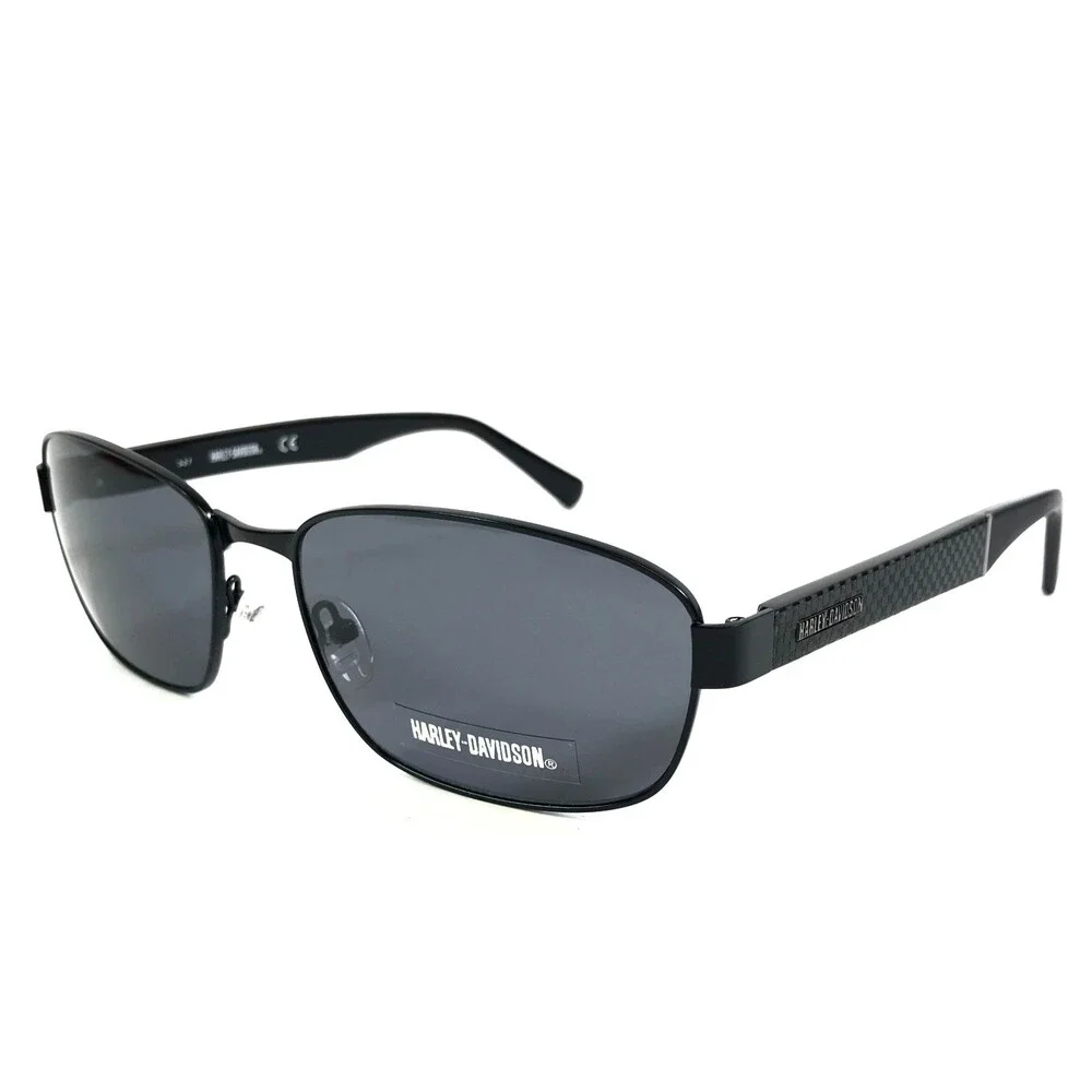 Harley-Davidson Sunglasses HD0919X 02N Matte Black Frames with Dark Gray Lenses